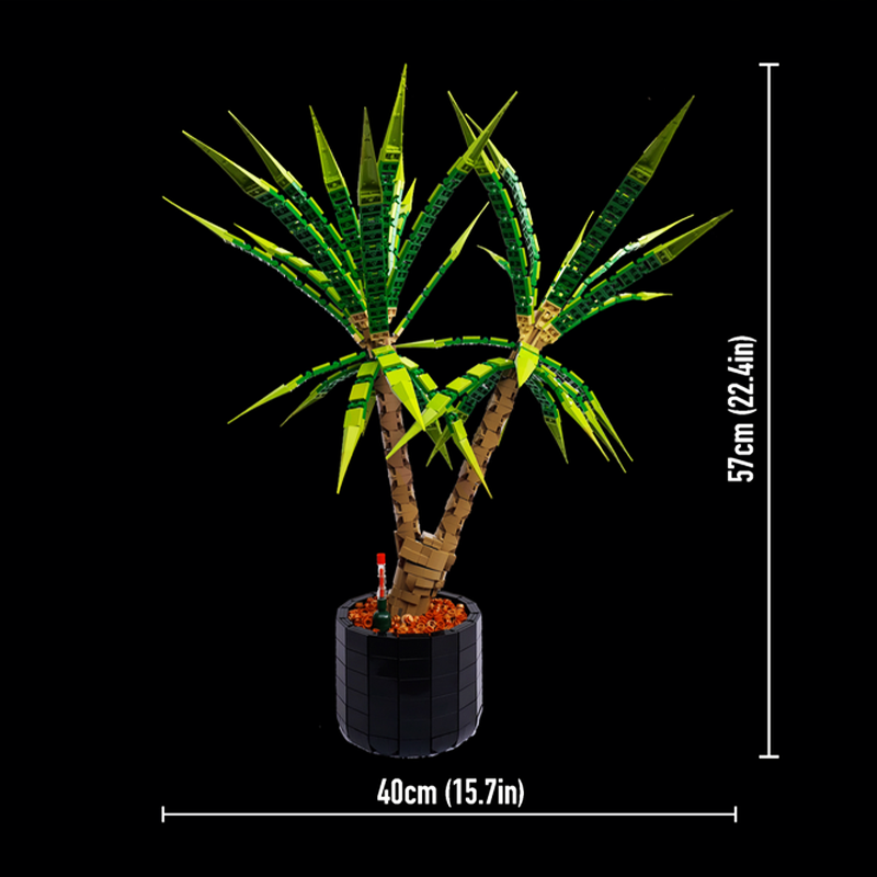 Dracaena Marginata - 1961 pièces MOC Dracaena Marginata Dragon